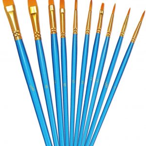 10 piece Paint Brush Set