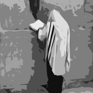 Davening at the Kotel
