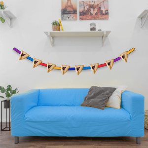 7' Hamentaschen Banner - COLOR