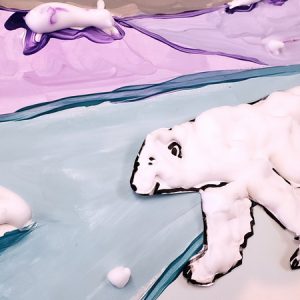 Foam Polar Bear