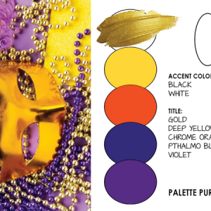 Paint Palette - PURIM MASK