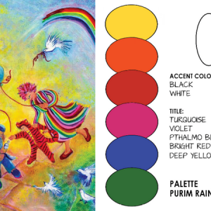 Paint Palette - PURIM RAINBOW